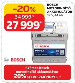Auchan BOSCH MOTORINDÍTÓ AKKUMULÁTOR ajánlat