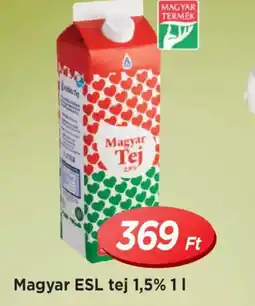 Real Magyar ESL tej ajánlat