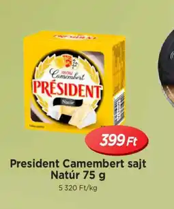 Real PRESIDENT Camembert sajt ajánlat