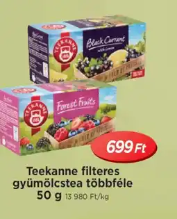 Real Teekanne filteres gyümölcstea ajánlat