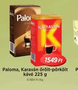 Real Paloma, Karaván őrölt kávé ajánlat
