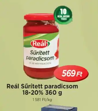 Real Reál Sűrített paradicsom ajánlat