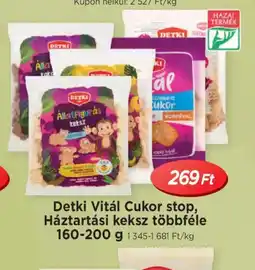 Real Detki Vitál Cukor stop keksz ajánlat