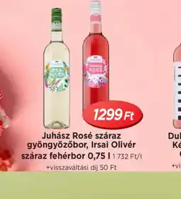 Real Juhász Rosé és Irsai Olivér bor ajánlat