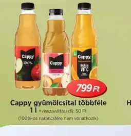 Real Cappy gyümölcsital ajánlat