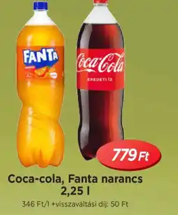 Real Coca-cola, Fanta üdítő ajánlat