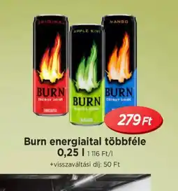 Real Burn energiaital ajánlat