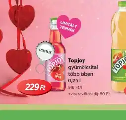 Real Topjoy gyümölcsital ajánlat