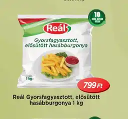Real Reál Gyorsfagyasztott, elősütött hasábburgonya ajánlat