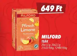 CBA MILFORD TEÁK ajánlat