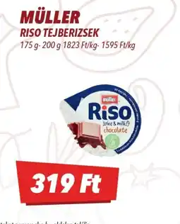 CBA MÜLLER RISO TEJBERIZSEK ajánlat