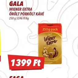 CBA GALA WIENER EXTRA ŐRÖLT KÁVÉ ajánlat