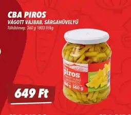 CBA CBA PIROS VÁGOTT VAJBAB ajánlat