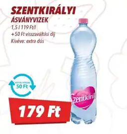 CBA SZENTKIRÁLYI ÁSVÁNYVÍZ ajánlat