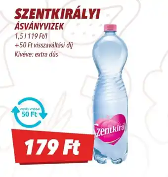 CBA SZENTKIRÁLYI ÁSVÁNYVÍZ ajánlat