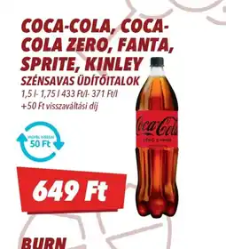 CBA COCA-COLA SZÉNSAVAS ÜDÍTŐITAL ajánlat