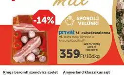 PRIVÁT PRIVÁT CSÁSZÁRSZALONNA ajánlat