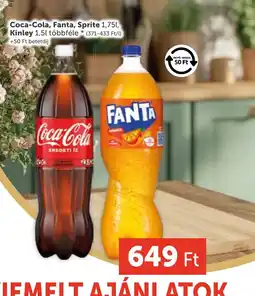 PRIVÁT Coca-Cola, Fanta, Sprite, Kinley ajánlat
