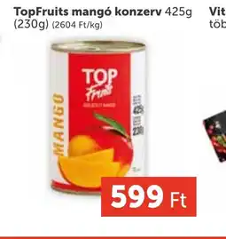 PRIVÁT TopFruits mang konzerv ajánlat