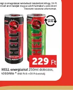 PRIVÁT HELL energiaital ajánlat