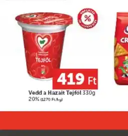 PRIVÁT Vedd a Hazait Tejföl ajánlat