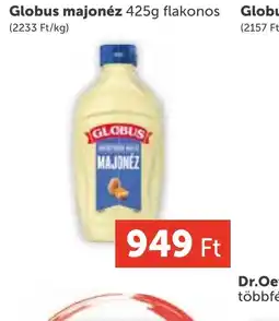 PRIVÁT Globus majonéz ajánlat