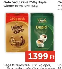 PRIVÁT GÁLA ŐRÖLT KÁVÉ ajánlat