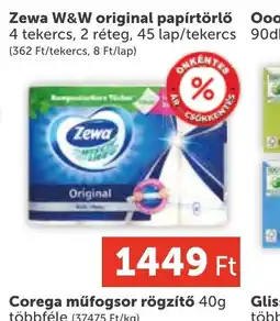 PRIVÁT Zewa W&W original papírtörlő ajánlat