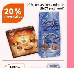 Müller LINDT praliné ajánlat