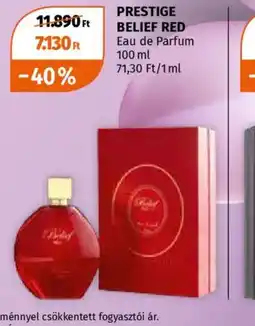 Müller PRESTIGE BELIEF RED Eau de Parfum ajánlat