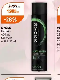 Müller SYOSS Hajlakk ajánlat