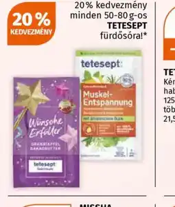 Müller TETESEPT fürdős ajánlat