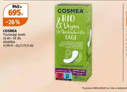 Müller COSMEA Tisztasági betét ajánlat