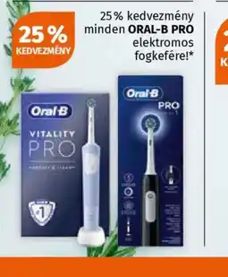 Müller ORAL-B PRO elektromos fogkefe ajánlat