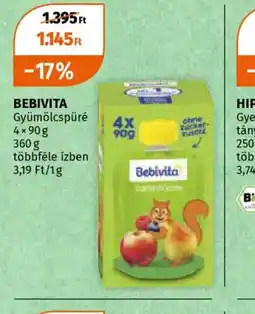 Müller BEBIVITA Gyümölcspüré ajánlat