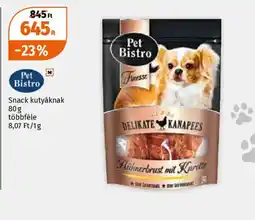 Müller Pet Bistro Snack kutyáknak ajánlat