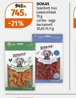 Müller DOKAS Szárított hús jutalomfalat ajánlat