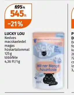 Müller LUCKY LOU Nedves macskaeledel ajánlat