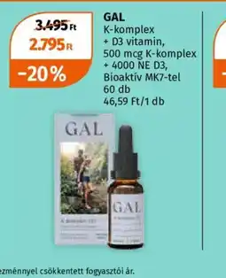 Müller GAL K-komplex + D3 vitamin ajánlat