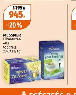 Müller MESSMER Filteres tea ajánlat