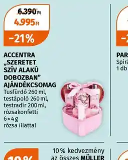 Müller ACCENTRA SZÍV AJÁNDÉKCSOMAG ajánlat