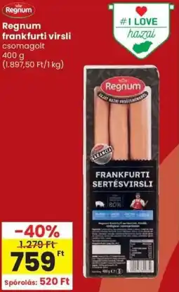 Spar Regnum frankfurti virsli ajánlat