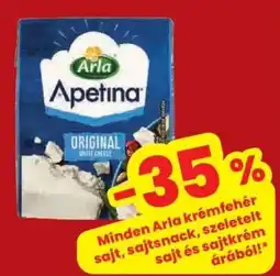 Spar Arla krémfehér sajt, sajtsnack, szeletelt sajt és sajtkrém ajánlat