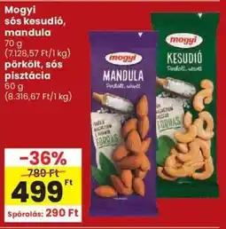 Spar Mogyi sós kesudió, mandula ajánlat