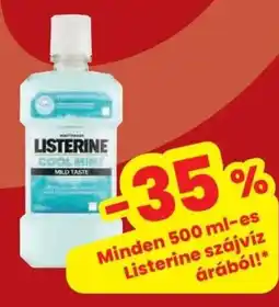 Spar Listerine szájvíz ajánlat