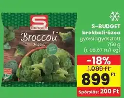 Spar S-BUDGET brokkolirózsa ajánlat