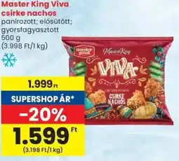 Spar Master King Viva csirke nachos ajánlat