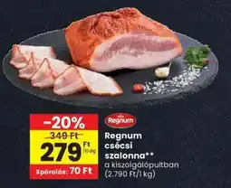 Spar Regnum csécsi szalonna ajánlat
