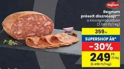 Spar Regnum préselt disznósajt ajánlat