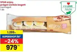 Spar SPAR enjoy. prágai sonkás bagett ajánlat
